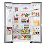 LG 635L Side by Side Fridge - Non-Plumbed, GS-N635PL