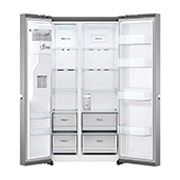 LG 635L Side by Side Fridge - Non-Plumbed, GS-N635PL