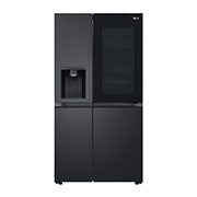 LG 635L Side by Side Fridge with InstaView®, GS-V600MBLC