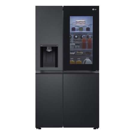 635L Side by Side Fridge with InstaView™ GS-V600MBLC | LG Australia