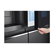 LG 635L Side by Side Fridge with Craft Ice™ , GS-V635MBLC