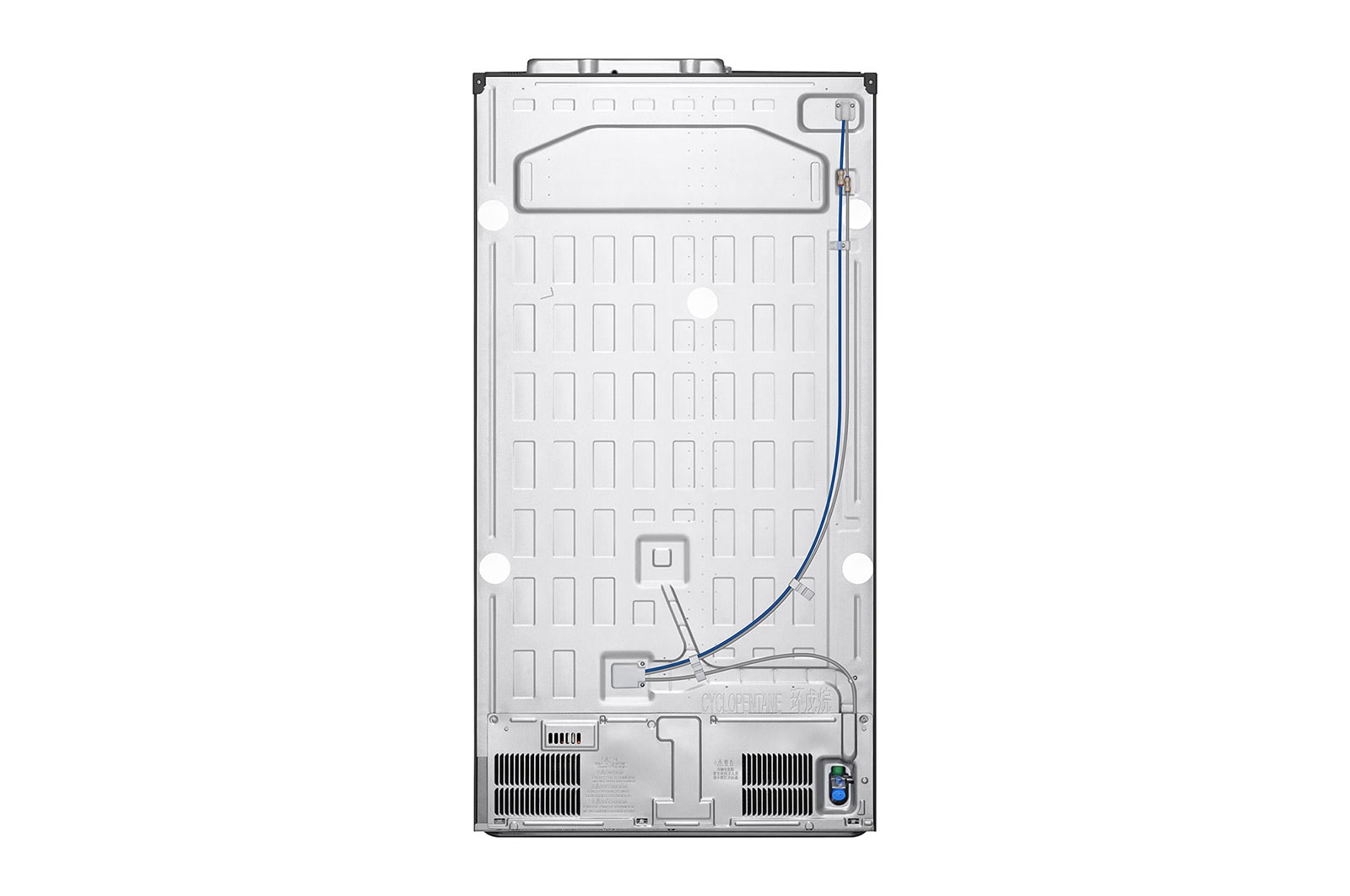 LG 635L Side by Side Fridge in Stainless Finish, GS-V635PLC