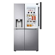 LG 635L Side by Side Fridge in Stainless Finish, GS-V635PLC