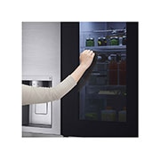 LG 635L Side by Side Fridge in Stainless Finish, GS-V635PLC