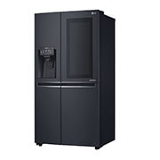 LG 625L Side by Side Fridge with InstaView Door-In-Door® in Matte Black Finish, GS-V665MBL