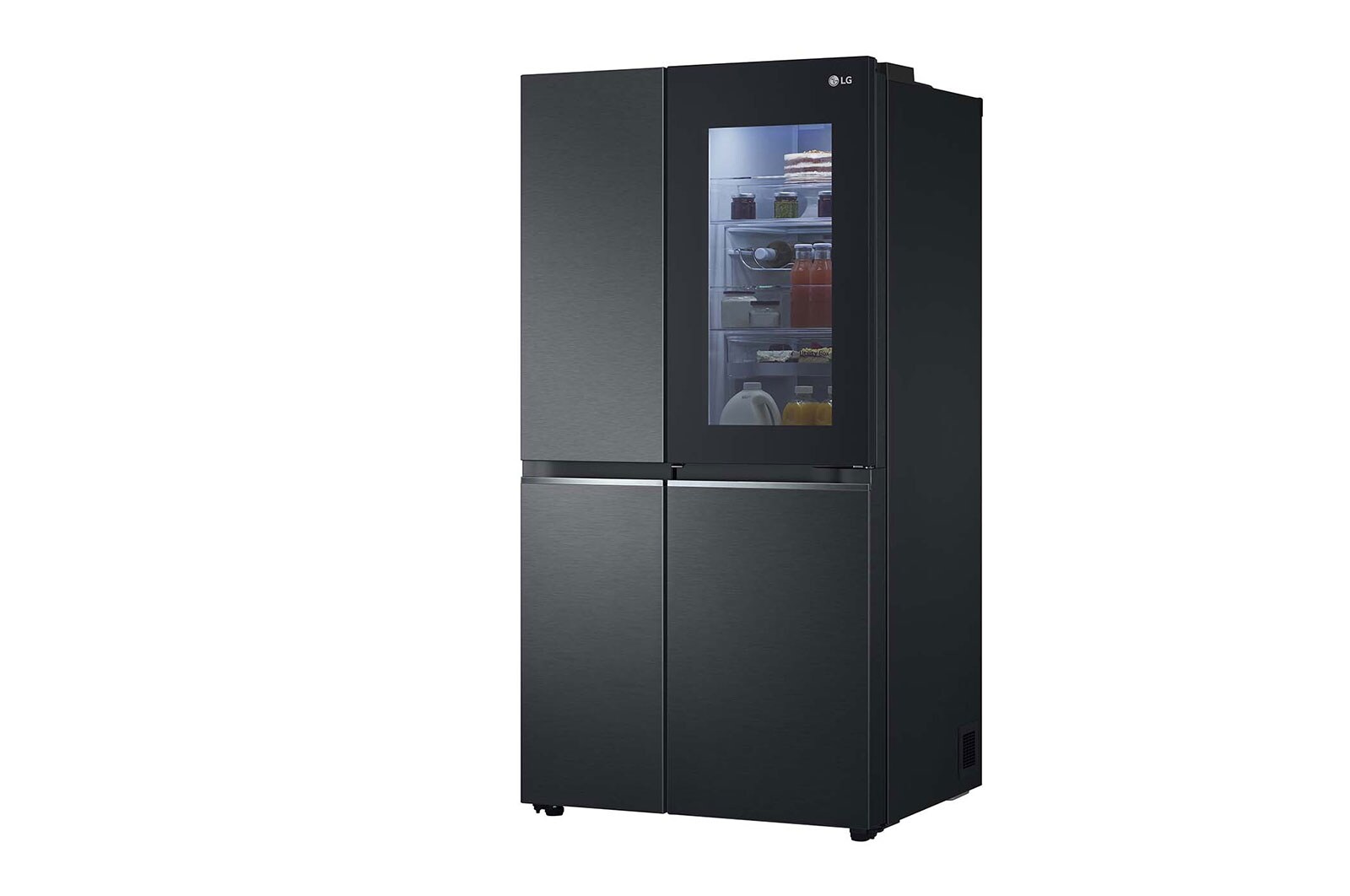 LG 655L Side by Side Fridge - Instaview, GS-VB655MBL