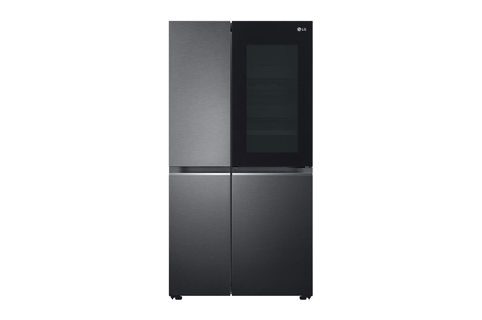 LG 655L Side by Side Fridge - Instaview, GS-VB655MBL