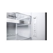LG 655L Side by Side Fridge - Instaview, GS-VB655MBL