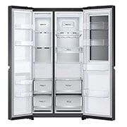LG 655L Side by Side Fridge - Instaview, GS-VB655MBL
