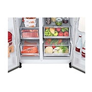 LG 655L Side by Side Fridge - Instaview, GS-VB655PL