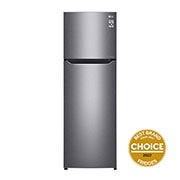 Front view of 254L Top Mount Fridge in Dark Graphite Finish GT-279BPL