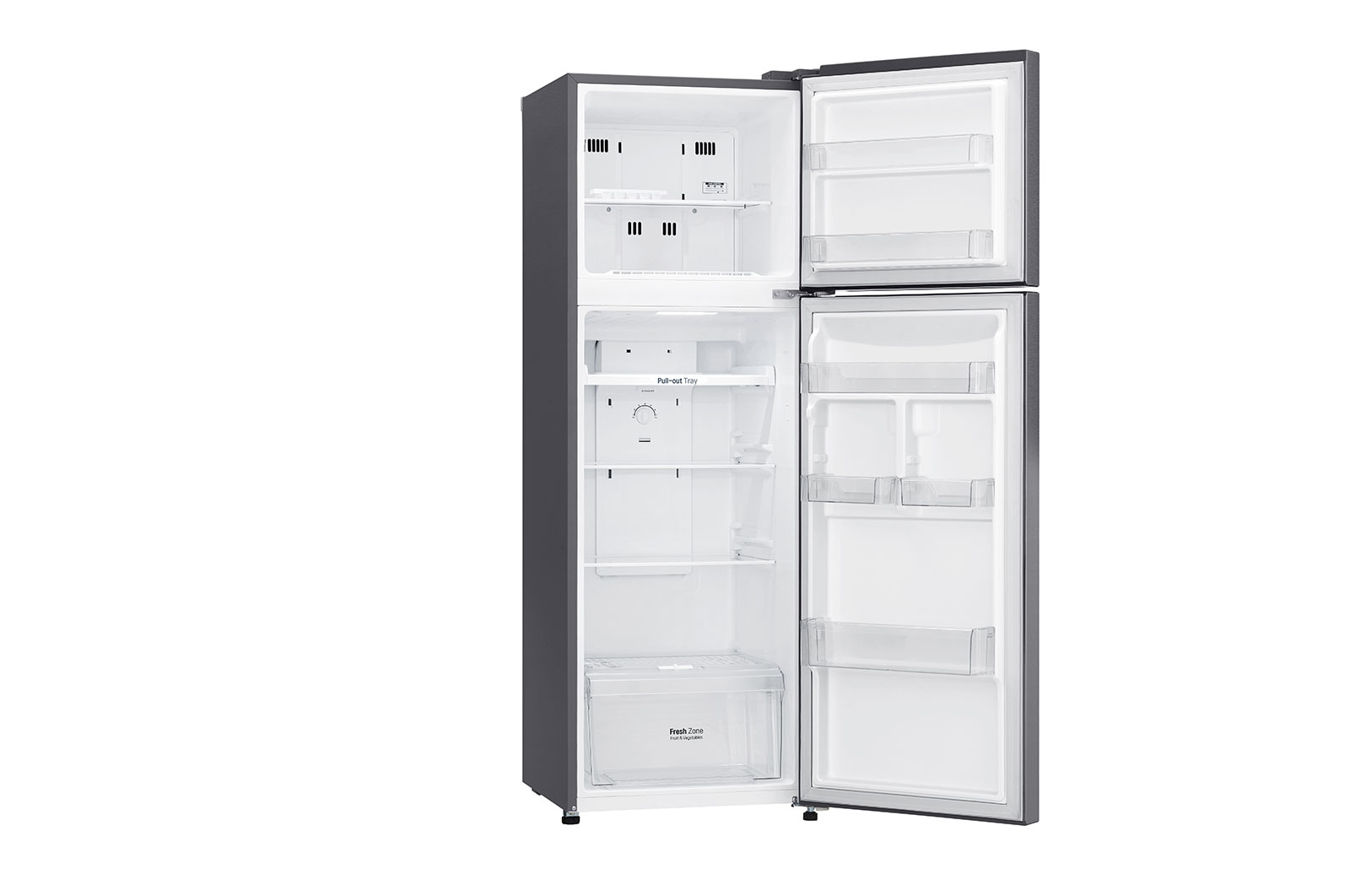 LG 254L Top Mount Fridge in Dark Graphite Finish, GT-279BPL