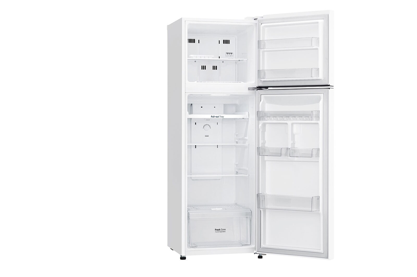 LG  254L Top Mount Fridge in White Finish, GT-279BWL