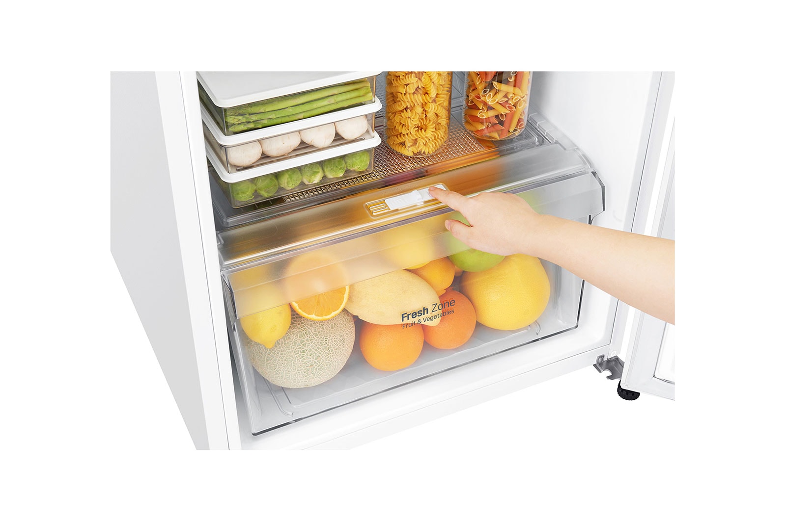 LG  254L Top Mount Fridge in White Finish, GT-279BWL