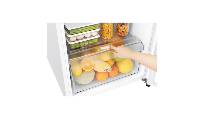 LG 279L Top Mount Fridge with Door Cooling+™, GT-279WDC