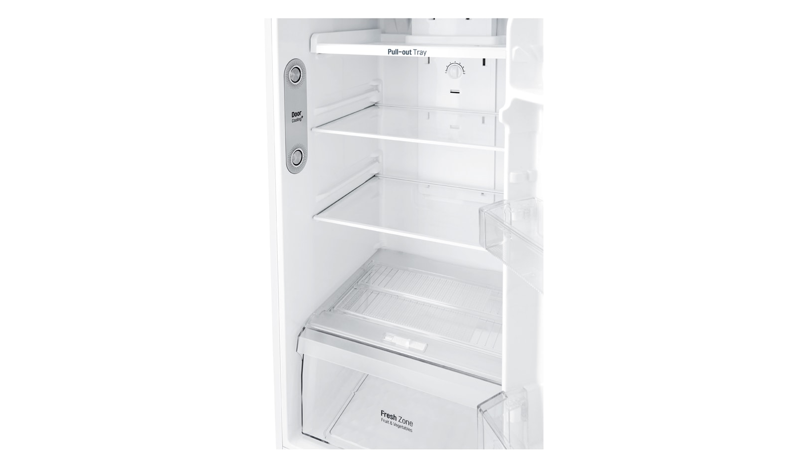 LG 279L Top Mount Fridge with Door Cooling+™, GT-279WDC