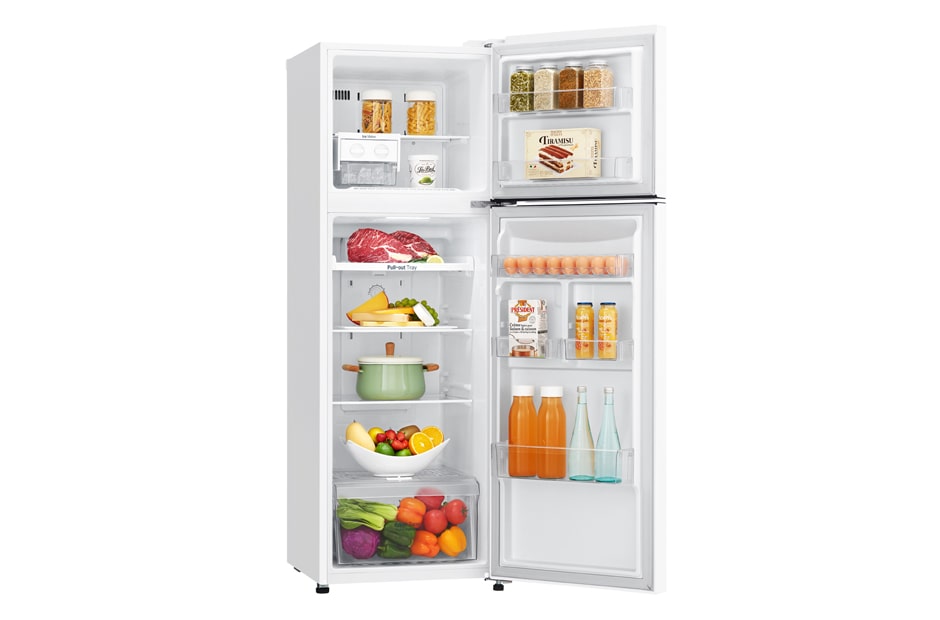 LG 279L Top Mount Fridge with Door Cooling+™, GT-279WDC
