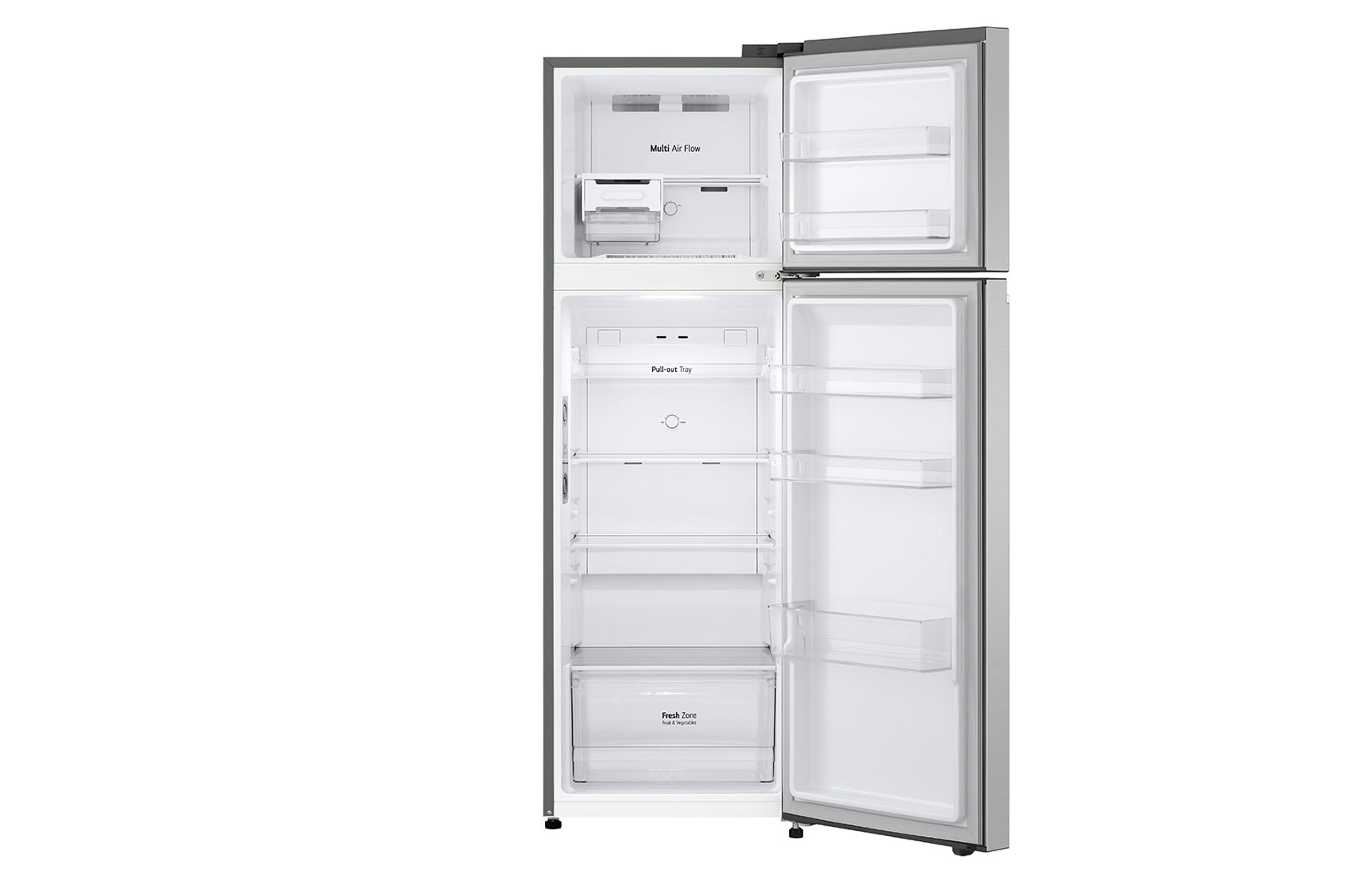 LG 266L Top Mount Fridge - Stainless Finish, GT-2S
