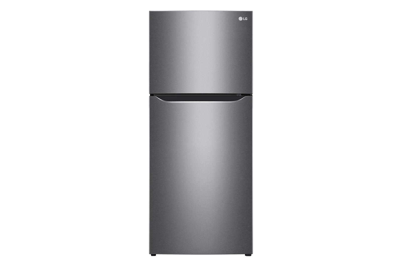 Front view of 393L Top Mount Fridge in Dark Graphite Finish GT-427HPLE