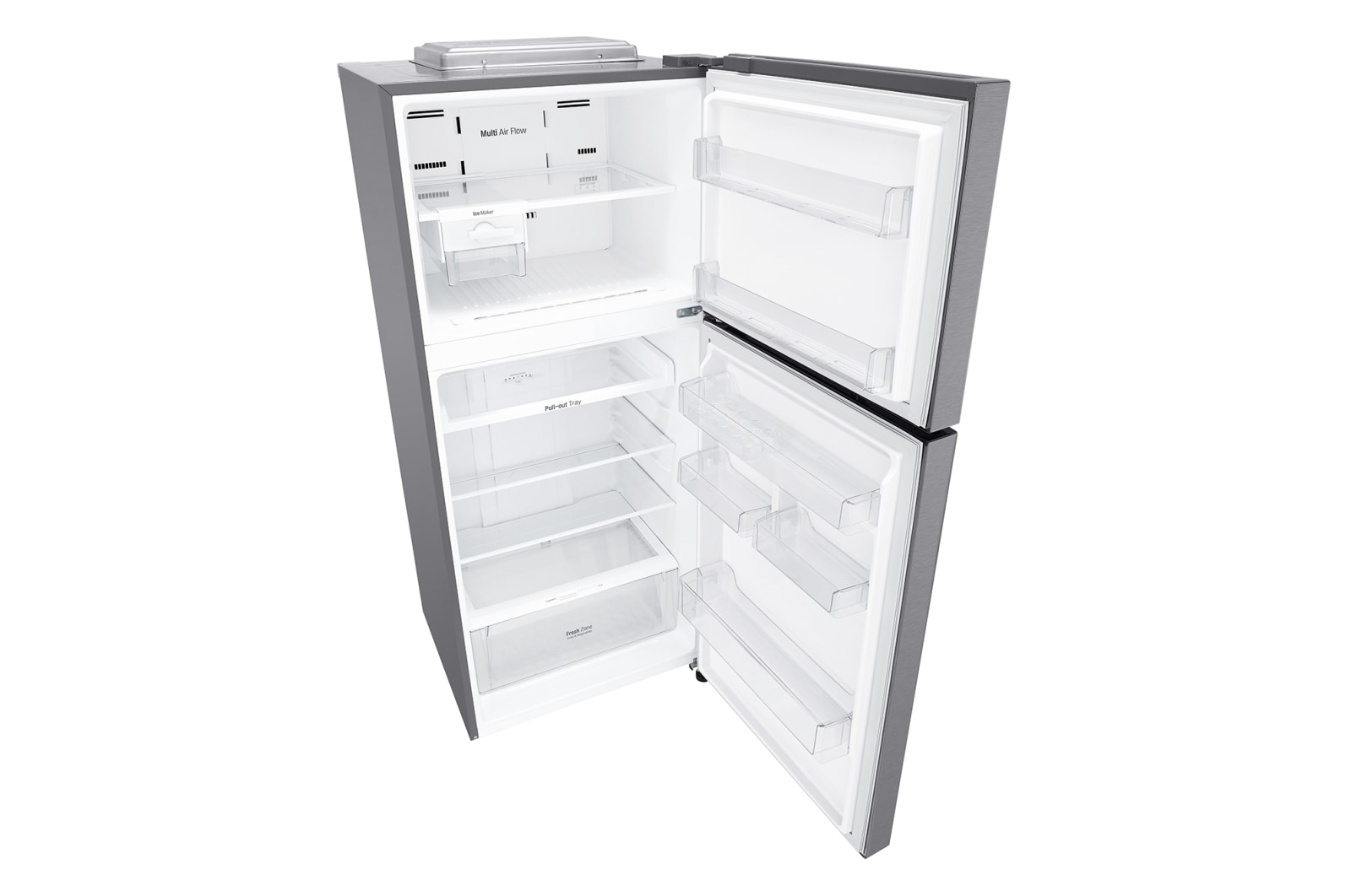 LG 393L Top Mount Fridge in Dark Graphite Finish, GT-427HPLE