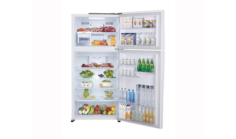 LG 442L Top Mount Fridge with 4 Star Energy Rating, GT-442BWL