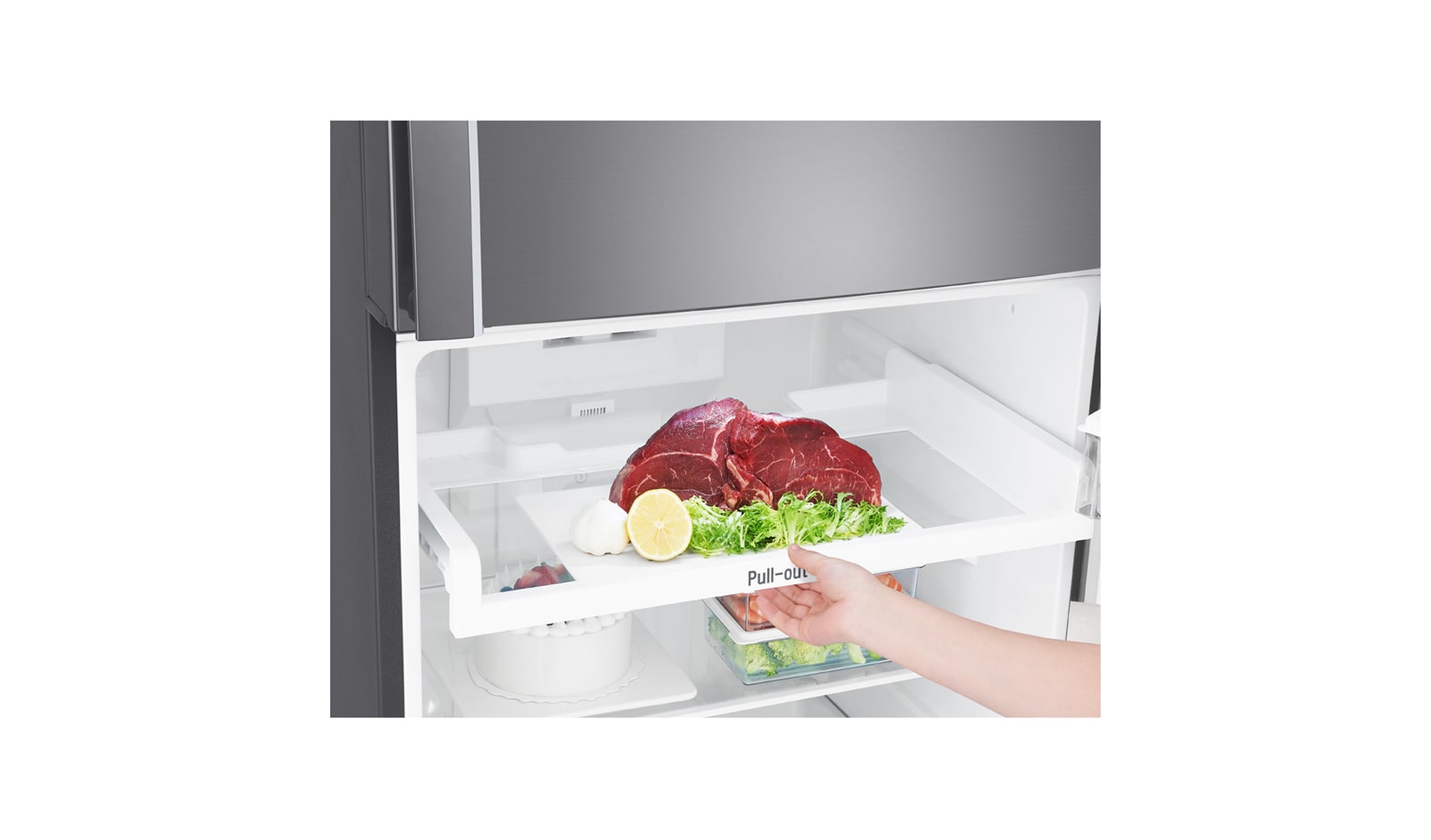 LG 410L Top Mount Fridge with Door Cooling+™, GT-442SDC