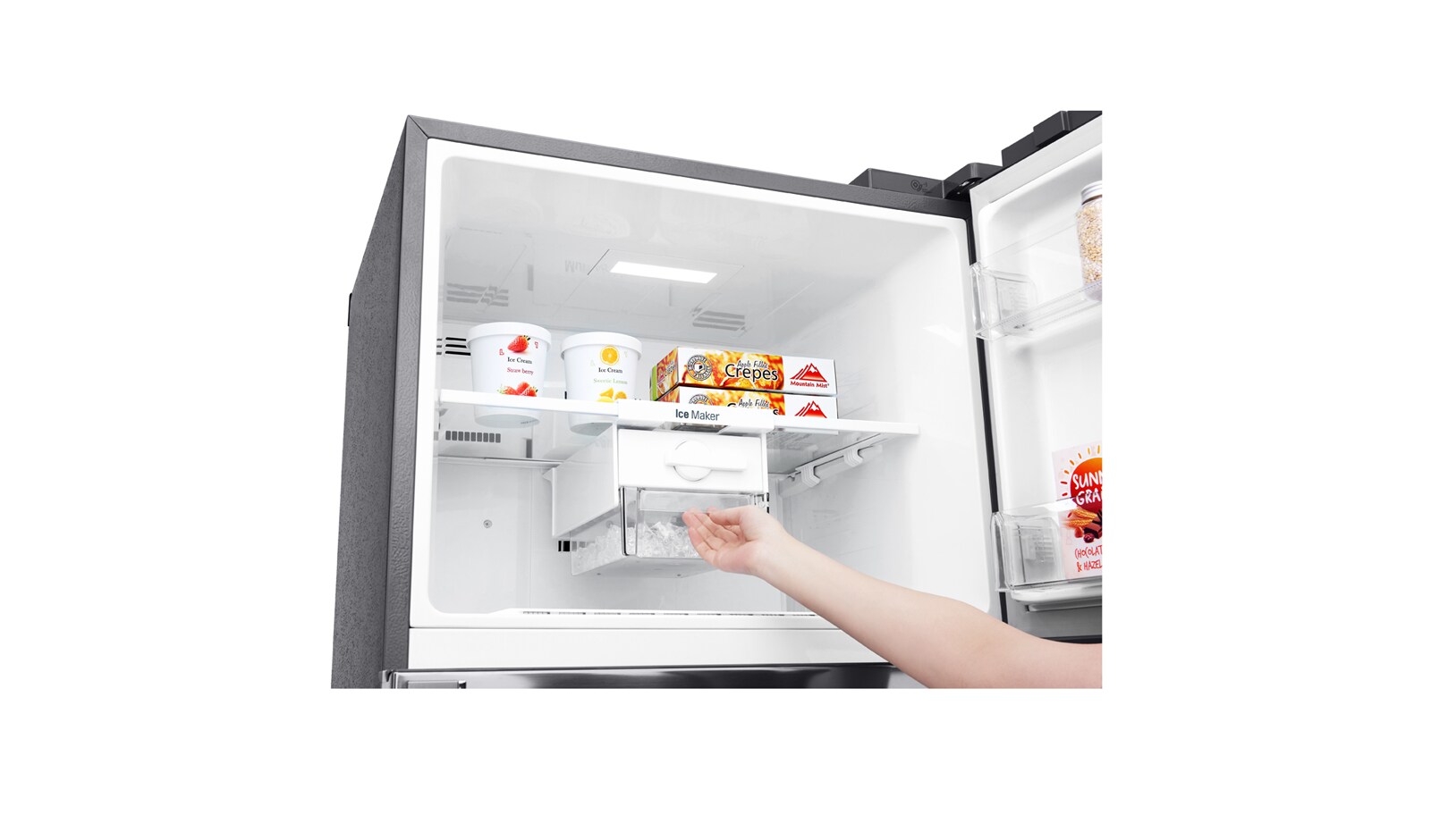 LG 410L Top Mount Fridge with Door Cooling+™, GT-442SDC