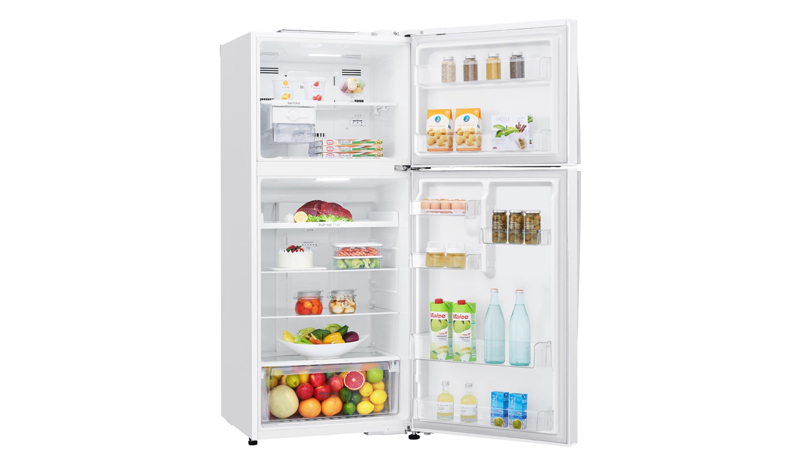 LG 410L Top Mount Fridge with Door Cooling+™, GT-442WDC