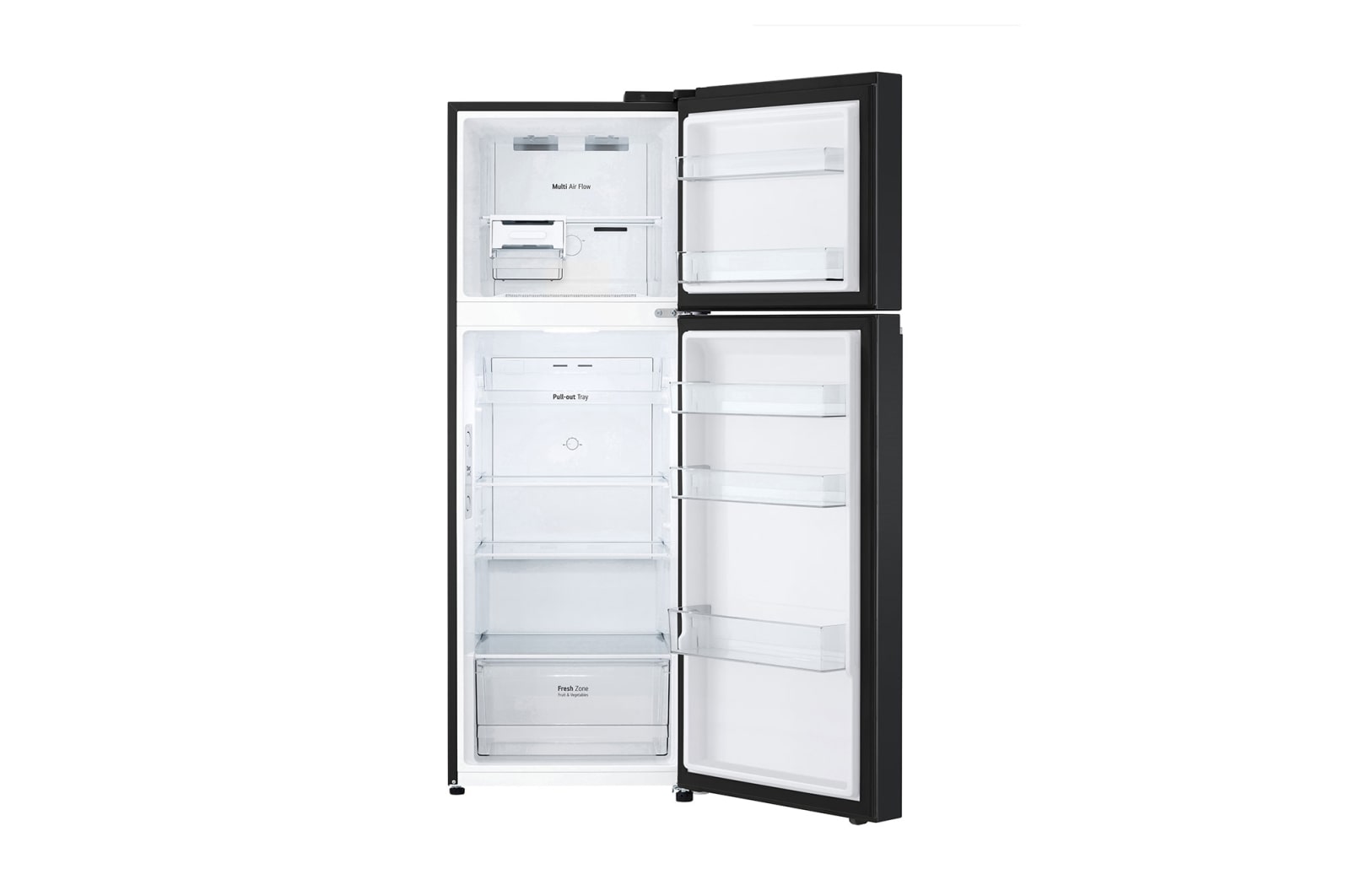 LG 335L Top Mount Fridge - Matte Black Finish, GT-4MB