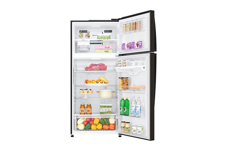 LG 475L Top Mount Fridge in Matte Black Finish, GT-515BTDC