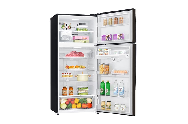 LG 475L Top Mount Fridge in Matte Black Finish, GT-515BTDC
