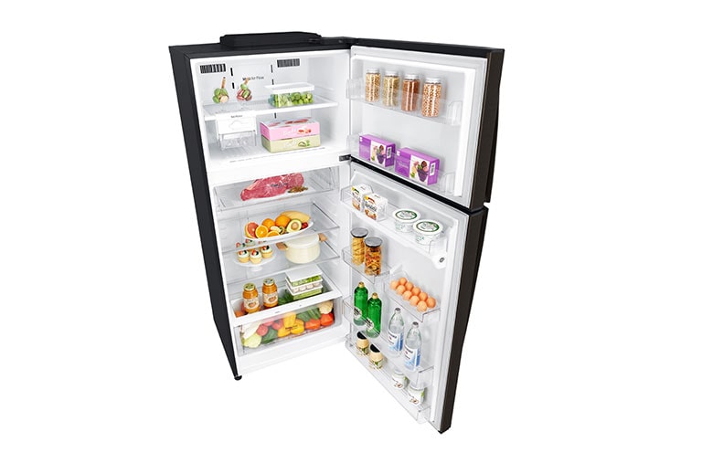 LG 475L Top Mount Fridge in Matte Black Finish, GT-515BTDC