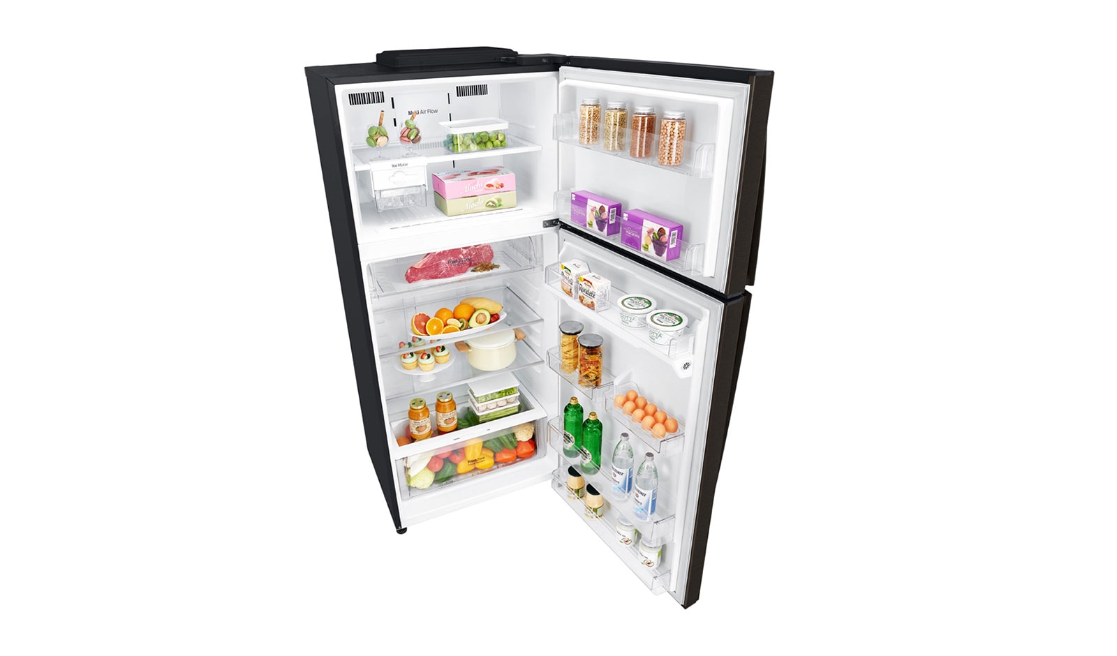LG 475L Top Mount Fridge in Matte Black Finish, GT-515BTDC