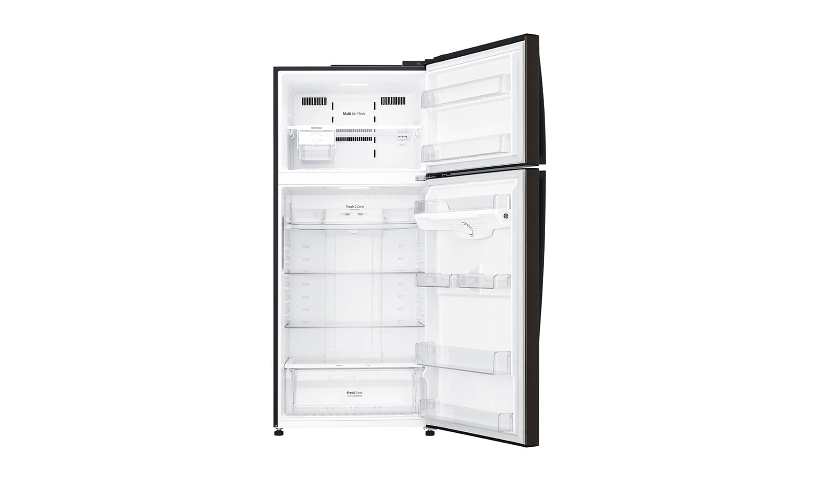 LG 475L Top Mount Fridge in Matte Black Finish, GT-515BTDC