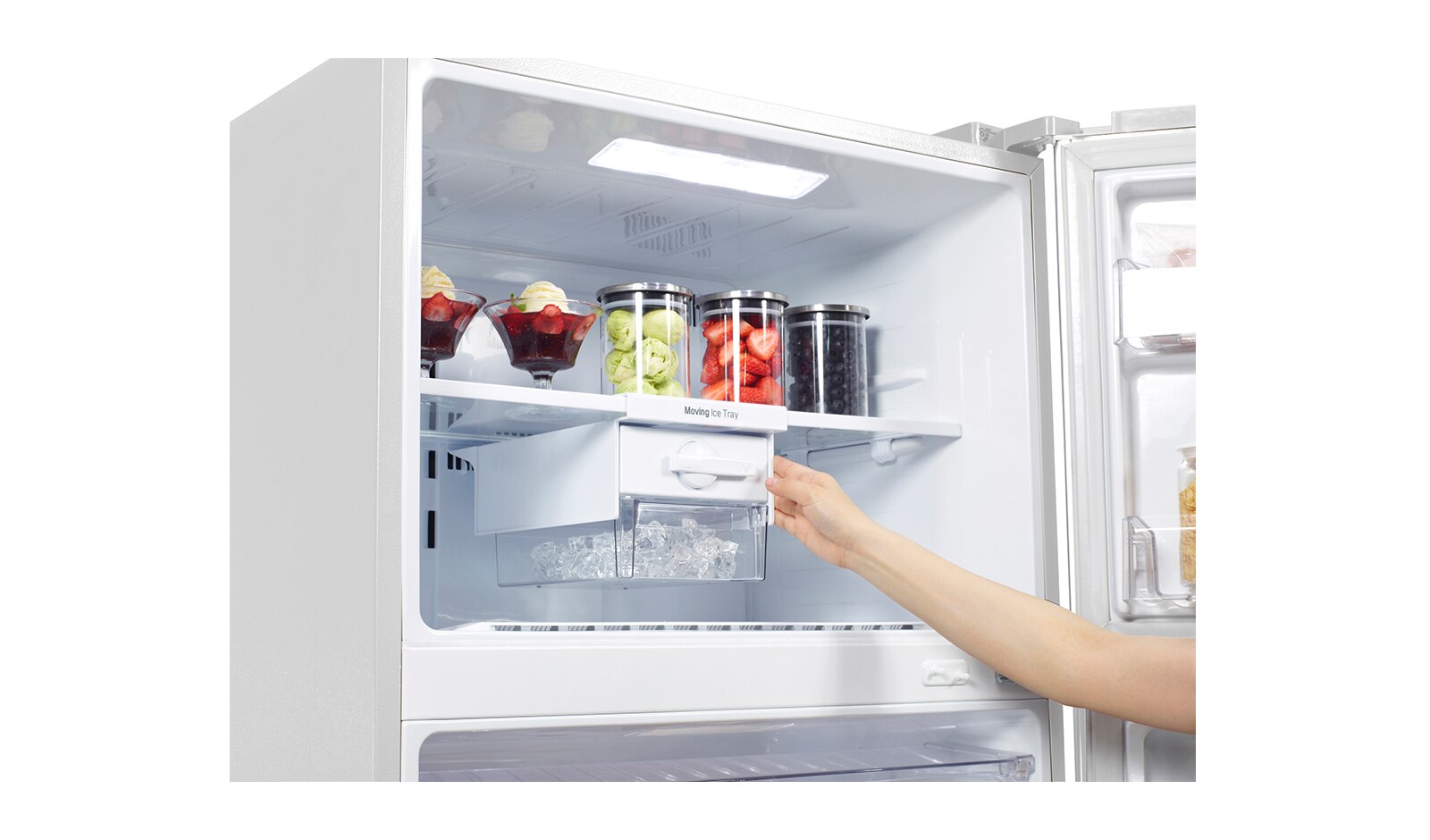 LG 515L Top Mount Fridge with Inverter Compressor, GT-515BWL
