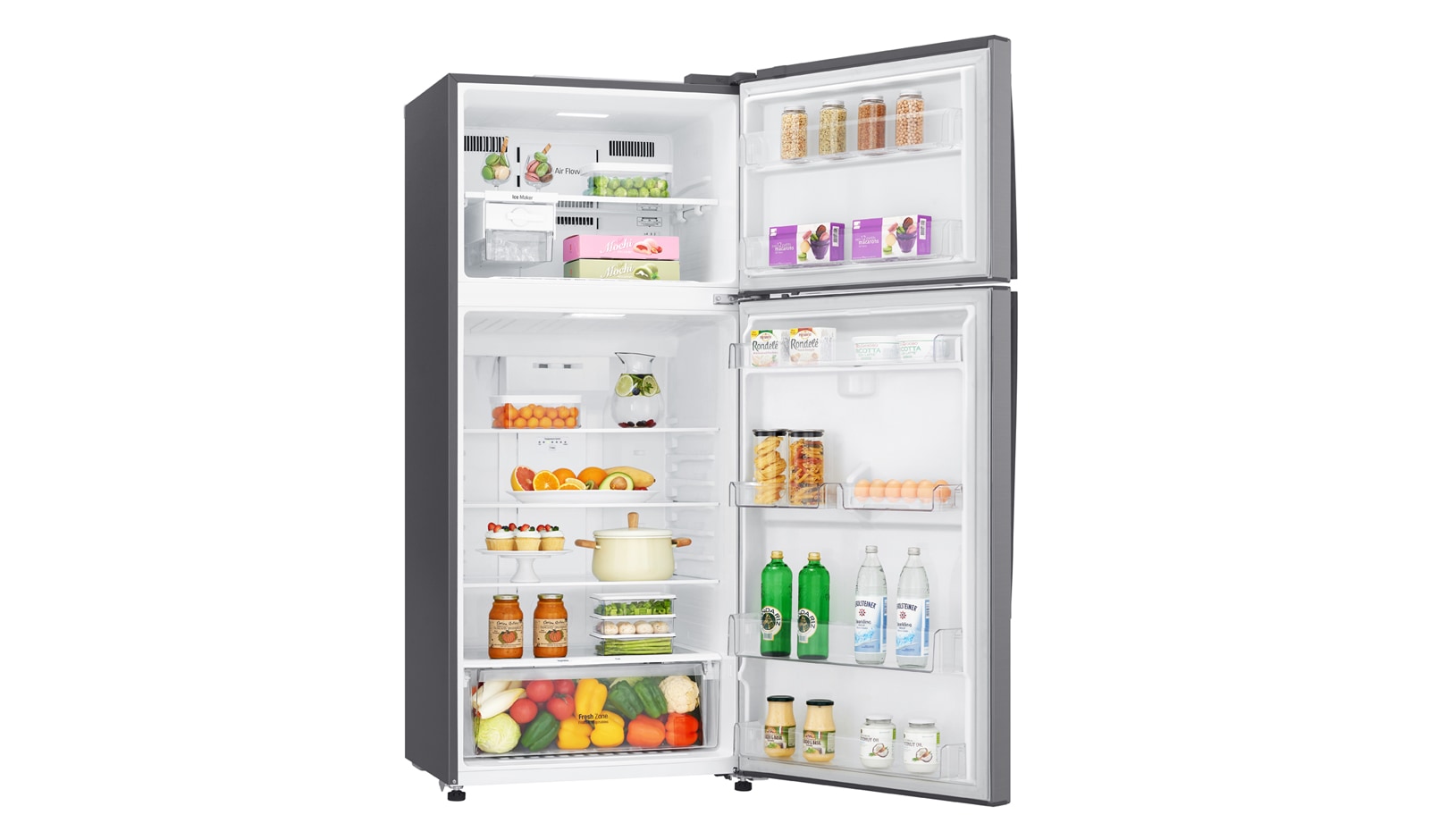 LG 478L Top Mount Fridge in Stainless Finish, GT-515SDC
