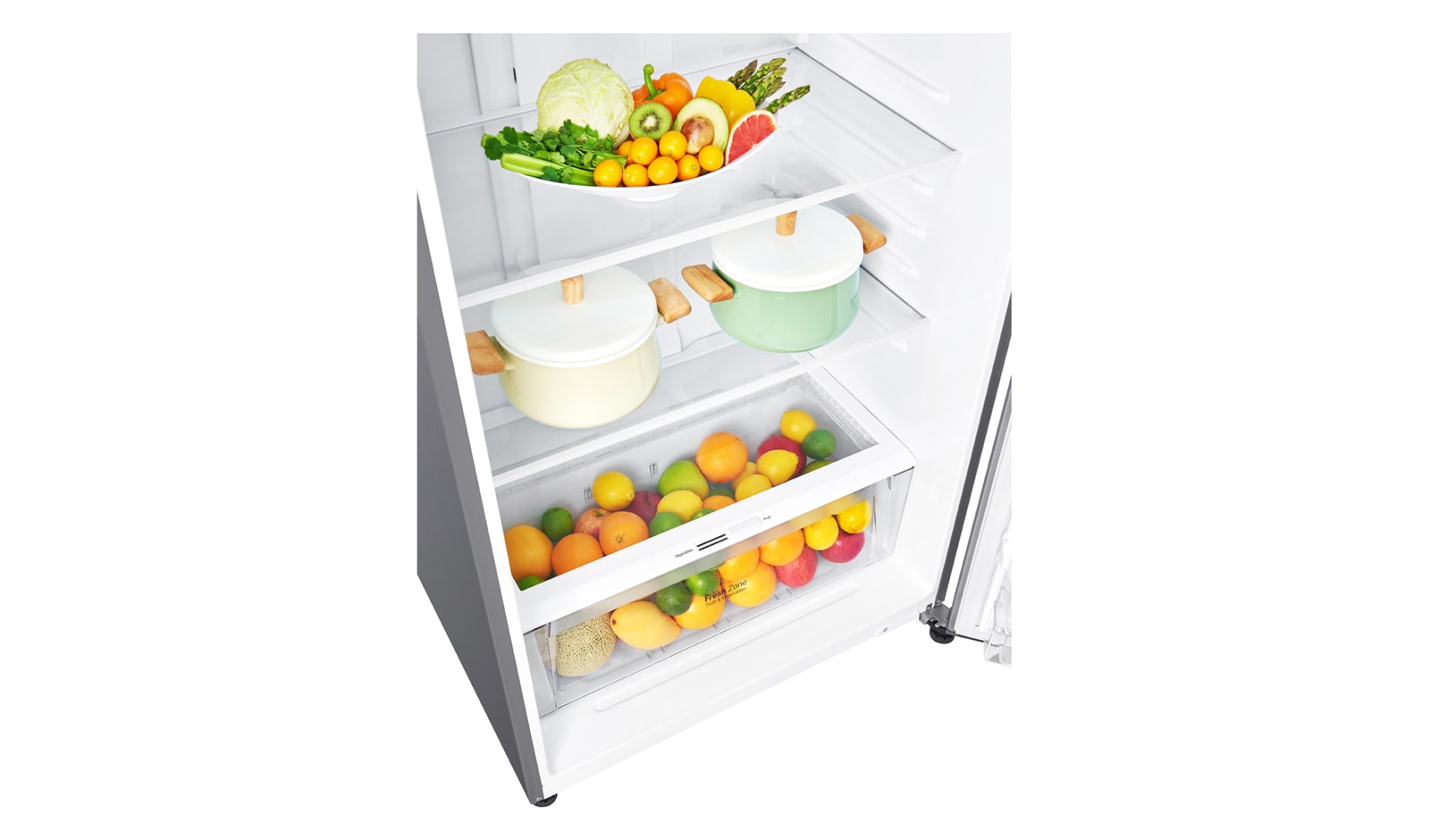 LG 478L Top Mount Fridge in Stainless Finish, GT-515SDC