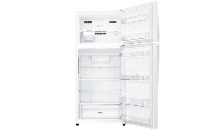 LG 478L Top Mount Fridge - White Finish, GT-515WDC