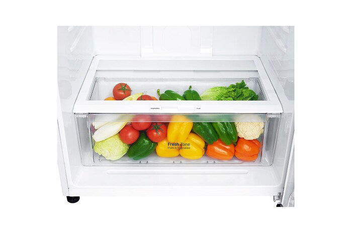 LG 478L Top Mount Fridge - White Finish, GT-515WDC