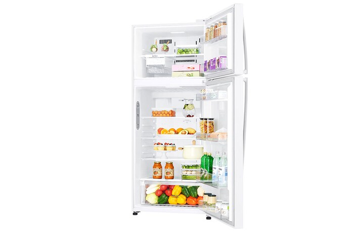 LG 478L Top Mount Fridge - White Finish, GT-515WDC