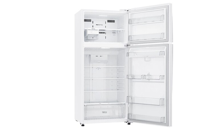 LG 478L Top Mount Fridge - White Finish, GT-515WDC