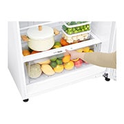 LG 478L Top Mount Fridge - White Finish, GT-515WDC