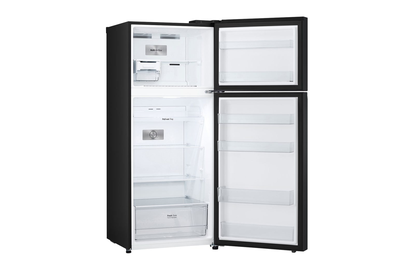 LG 375L Top Mount Fridge - Stainless Finish, GT-5MB
