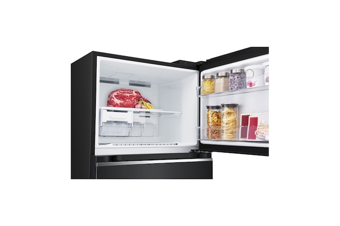 LG 375L Top Mount Fridge - Matte Black, GT-5MB