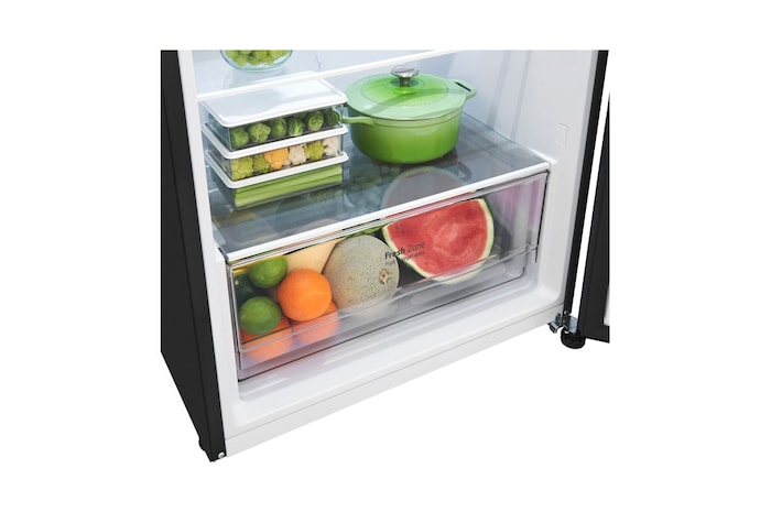 LG 375L Top Mount Fridge - Matte Black, GT-5MB