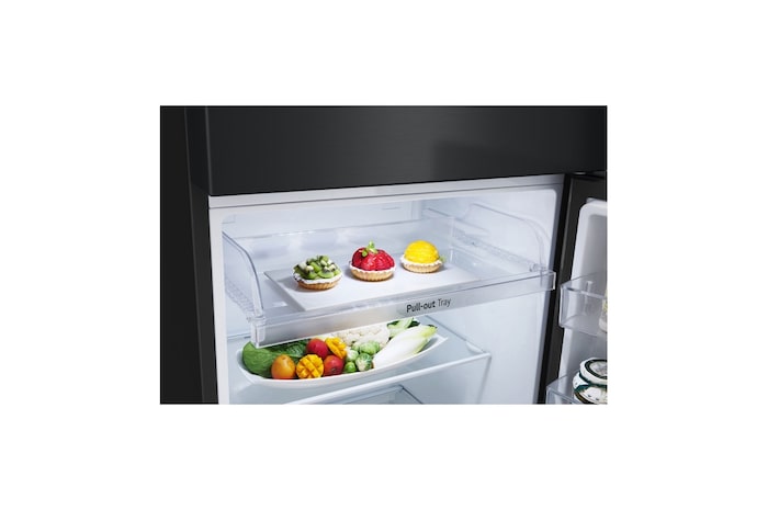 LG 375L Top Mount Fridge - Matte Black, GT-5MB