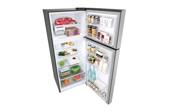 LG 375L Top Mount Fridge - Stainless Finish, GT-5S