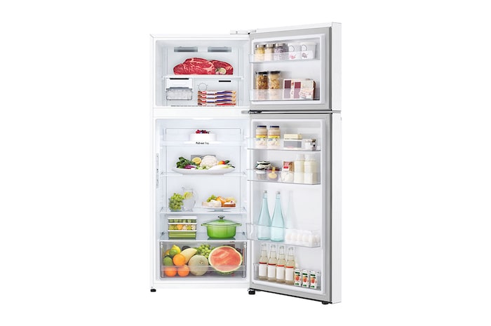 LG 375L Top Mount Fridge - White Finish, GT-5W