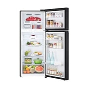 LG 395L Top Mount Fridge - Matte Black Finish, GT-6MB
