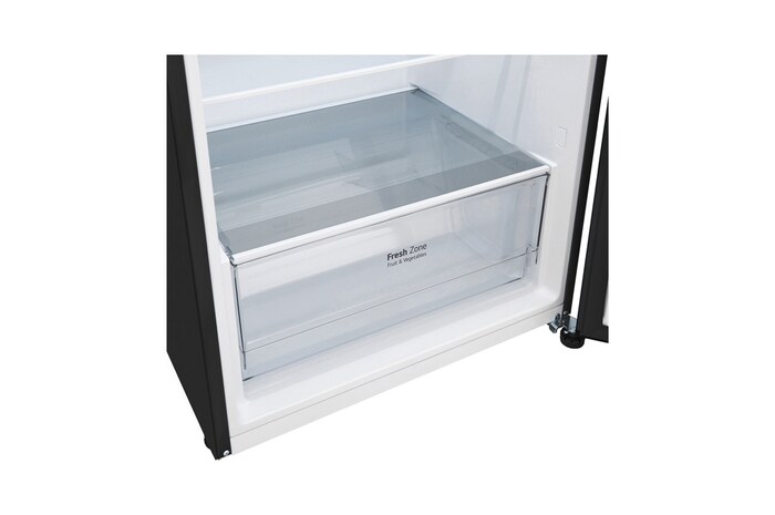 LG 395L Top Mount Fridge - Matte Black Finish, GT-6MB